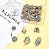 36Pcs 6 Styles Alloy Enamel Connector Charms FIND-FS0004-46C-7