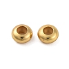 Rack Plating Disc Brass with Plastic Beads KK-Z070-26G-1