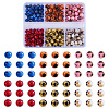 175pcs 5 colors Drawbench Style Dyed Natural Freshwater Shell Beads SHEL-PJ0001-01-2