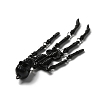 Halloween Luminous PVC Skeleton Pendants HJEW-B007-02-3