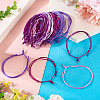 40Pcs 4 Colors Adjustable Nylon Cord Bracelets Making BJEW-TA00673-5