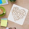 Plastic Reusable Drawing Painting Stencils Templates DIY-WH0172-388-3