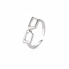 Men's Alloy Cuff Finger Rings RJEW-N029-035-3