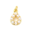 Real 18K Gold Plated Rack Plating Brass Micro Pave Cubic Zirconia Pendants KK-S396-02A-1