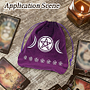 2Pcs Velvet Tarot Cards Storage Drawstring Bags ABAG-CN0001-67-5