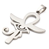 Anti-Tarnish 304 Stainless Steel Pendants STAS-R134-04P-01-2