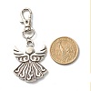 Angel & Fairy Tibetan Style Alloy Keychain HJEW-JM00560-04-4