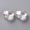 Transparent Acrylic Beads TACR-S156-015-4