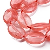 Cherry Quartz Glass Beads Strands G-L605-F02-01-4