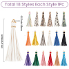 18Pcs PU Leather Tasserl Big Pendants FIND-CL0001-86-2