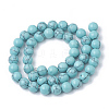 Synthetic Turquoise Beads Strands G-S295-11A-8mm-2
