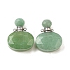 Natural Mixed Stone Perfume Bottle Pendants G-L623-07P-2