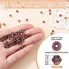Picasso Baking Paint Glass Seed Beads SEED-TA0001-62J-3