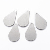 Tarnish Resistant 304 Stainless Steel Stamping Blank Tag Pendants STAS-P175-70P-1