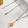 10Pcs 667 Stainless Steel Paperclip Chain Necklaces NJEW-BBC0001-48B-P-6