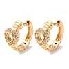 Hollow Heart Brass Micro Pave Cubic Zirconia Hoop Earrings for Women EJEW-B056-06G-1