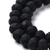Glass Beads Strands EGLA-A034-P2mm-MD-M-4