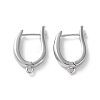 Rack Plating Brass Earring Findings KK-S405-03P-1