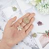 4Pcs Natural Mixed Stone Pendants FIND-FH0005-70-4