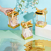 10Pcs Rectangle Clear Plastic Gift Packing Boxes with Paper Top and Bottom CON-WH0099-96B-3