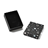 Star Print Paperboard Jewelry Gift Boxes CON-K016-01D-3