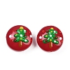 Christmas Handmade Lampwork Enamel Beads LAMP-C020-03G-2
