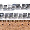 Electroplate Glass Beads Strands EGLA-H108-01A-PL05-2