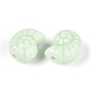 Glazed Porcelain Beads PORC-I028-02B-01-2