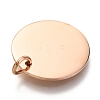 Ion Plating(IP) 304 Stainless Steel Charms EJEW-L238-03E-RG-3