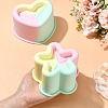 2Pcs 2 Styles Heart and Star Shape Cake Baking Silicone Molds ST-CJ0043-084-4
