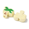 10Pcs Acrylic Enamel Beads OACR-H048-01A-01-2