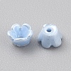 Opaque Resin Bead Caps RESI-CJC0015-29G-2