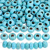 100Pcs Synthetic Turquoise European Beads TURQ-PA0001-04B-1