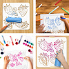 PET Hollow Out Drawing Painting Stencils DIY-WH0405-0094-4