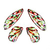 Epoxy Resin Butterfly Wing Pendants FIND-N005-66-1