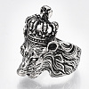 Alloy Cuff Finger Rings RJEW-T006-36-3