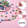 250Pcs 10 Style Handmade Polymer Clay Beads CLAY-SZ0001-53-5