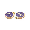 Mother's Day Alloy Enamel Charms ENAM-T016-11H-RS-3