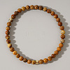 Natural Picture Jasper Round Beaded Stretch Bohemian Bracelets OI9972-5-1