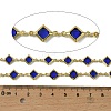 Brass Glass Rhombus Link Chains CHC-R001-05G-01-3