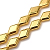 Electroplate Glass Beads Strands EGLA-H109-11F-1