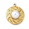Plastic Pearl Pendants STAS-Q360-03I-G-1