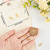 5Pcs 925 Sterling Silver Cross Charms STER-BBC0009-96-3