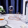 Alloy Crystal Ball Holders ODIS-WH0106-18RG-4