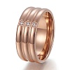 304 Stainless Steel Finger Rings RJEW-E155-01RG-1