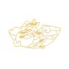 Brass Big Pendants KKC-T003-45G-1