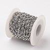 Tarnish Resistant 304 Stainless Steel Ball Link Chains CHS-L015-39-3
