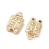 Brass Clear Cubic Zirconia Pendants KK-C168-05G-2