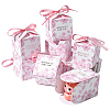 Flower Printed Paper Candy Boxes with Ribbon CON-WH0089-270B-1