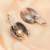 316 Surgical Stainless Wing Hoop Earrings EJEW-C160-12AS-01-5